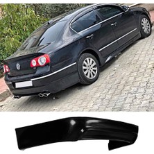 Hasakman Vw Passat B6 Arka Ek Difüzör Siyah Plastik 2005-2010 Arka-Difizör-Bodykit-Ek-Karlık