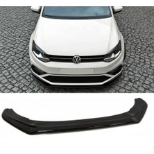 Hasakman Vw Polo Mk5 Gtı Tampon Ön Lip Parlak Siyah Plastik Ön Ek Karlık 2014 2015 2016 2017 Karlık+Bodykit+Ek