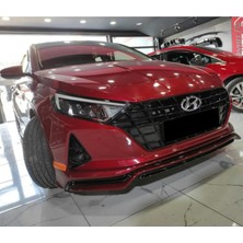 Hasakman Hyundai I20 Ön Ek Karlık Plastik Mat Siyah 2019 ve Üzeri Karlık+Bodykit+Ek