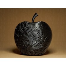 Linova Elma Heykel Biblo Dekoratif Obje