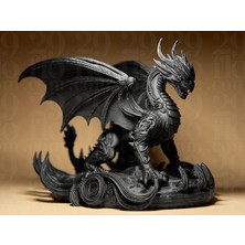 Linova Ejderha 5 Heykel Biblo Dekoratif Obje