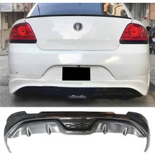 Hasakman Fiat Linea Custom Arka Ek Difüzör Siyahplastik 2007 2008 2009 2010 2011 2012 Arka-Difizör-Bodykit-Ek