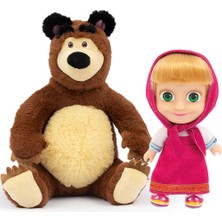 Masha ile Koca Ayı 20 cm Peluş 12 cm Bebek MHA21000