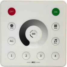 Powerr Led Aydınlatma 5V - 24V Rc1 Duvar Paneli 4 Bölge Dimmer Kontrol