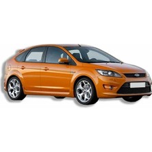 Hasakman Ford Focus 2 Yan Marşpiyel Seti Plastik 2 Adet Mat Siyah 2004 2005 2006 2007 2008 2009 2010 Karlık+Ek+Bodykit