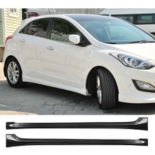 Hasakman Hyundai I30 Servis Yan Marşpiyel Seti Plastik 2 Adet Mat Siyah 2012 2013 2014 2015 2016 2017 Karlık+Ek+Bodykit