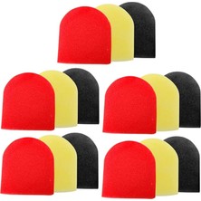 Wishora Store 15 Adet Kalınlaştırılmış Mikrofon Kılıfları Evrensel Sünger Koruyucu Kılıflar Ktv Dans Partileri Için