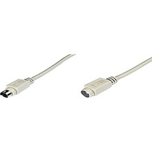 Wishora Store Assmann Ps/2 Uzatma Kablosu Minidın6 St/bu 5,0m Be