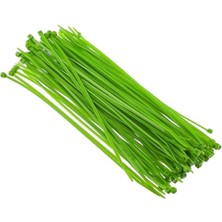 Wishora Store Yeşil Plastik Kablo Bağı Seti | 100MM x 2.5mm | 100 Adet | Dayanıklı Cırt Kelepçe | Kablo Düzenleyici ve Sabitleyici