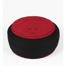 Sarıkhane Çocuk Namaz Sarığı - Siyah Kumaş - Bordo Takke - Yuvarlak Sarım - Nâli Şerif - 4 Metre