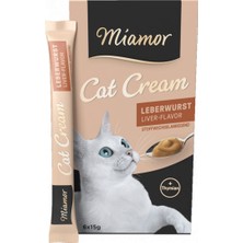 Ozlstor Miamor Cream Ciğerli Kedi Ödülü 6X15 gr