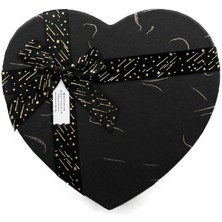 Wishora Store Siyah Renk Kalp Hediye Kutusu – Premium ve Şık Tasarım M5