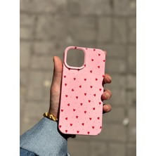 Wishora Store 15 Ile Uyumlu Desen Tasarımlı Yüksek Kalite Lansman Içi Kadife Kılıf (Şeker Kırmızı Kalp)