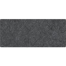 Wishora Store Gaming Mouse Pad Xxl Büyük Oyuncu Speed Mousepad Antrasit Topo (Koyu Gri, 90X40 Cm, 3mm Kalınlık)
