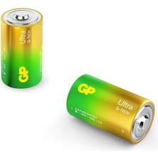 Wishora Store D Mono Batarya Alkalin Ultra 1,5V 2 Adet