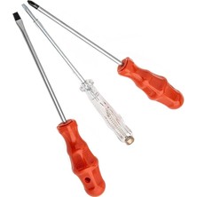 Wishora Store Tornavida Seti 3'lü No 6 Yıldız + Düz + Kontrol Kalemi