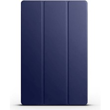Alpsa Teknoloji Galaxy Tab S9 Plus  Uyumlu Alps Smart Cover Standlı 1-1 Kılıf-Lacivert