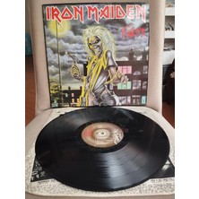 Plakperest Iron Maiden – Killers -  1985  Ingiltere  Basım Lp Plak Albüm-Dönem Plak