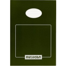 Wishora Store A4 Çizgili Klasik Bloknot, 50 Yaprak, Not Defteri, Karton Kapak, Yeşil