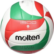 Wishora Store V4M1500 - Voleybol Topu, Beyaz/yeşil/kırmızı, Boyut 4