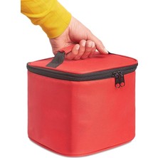 Wishora Store Çantası Termal Çanta Soğuk ve Sıcak Tutucu Termal Termos Kamp Çanta Soğuk Içecek Çantası Kamp Termos Çantası 8 Litre (Kırmızı)