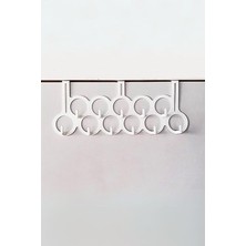 Wishora Store Life Kapı Arkası Beyaz Kıyafet Takı Anahtar Askısı MIT1154