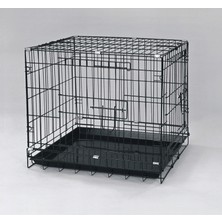 Ozlstor Dayang Köpek Kafesi Siyah 61X44X50