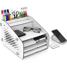 Wishora Store Otto Orta Hexa Masaüstü Organizer