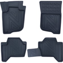 N&Z SHINE Mitsubishi L200 (2019 +) Storm Uyumlu 5d Havuzlu Paspas