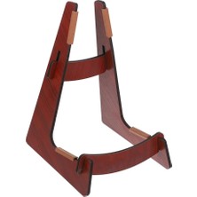 Wishora Store Ahşap Gitar Standı Katlanır Zemin Gitar Ukulele ve Mandolin Için Taşınabilir Müzik Aleti Rafı Ev ve Mağaza Kullanımı