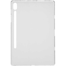 Alpsa Teknoloji Galaxy Tab S7 Fe Lte (T737-T736-T733-T730) Kılıf  Uyumlu Alps Tablet Süper Silikon Kapak-Renksiz