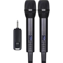Wishora Store El Tipi Mikrofonlu Kablosuz Mikrofon Sistemi Ev Sinemaları, Karaoke, Kilise Konuşması, Düğün Partisi, Şarkı Söyleme, Tak ve Çalıştır Şarj Edilebilir Kablosuz Mikrofon Için Profesyonel Dinamik
