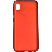 Alpsa Teknoloji Galaxy A01 Core Kılıf Alps Premier Silikon Kapak-Kırmızı