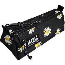 Wishora Store Dual Prıme-Çift Bölmeli Üçgen Tip Kalemkutu-Papatya