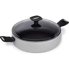 Wishora Store Tava 28 cm + Kapak Mammola Indüksiyon