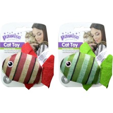 Ozlstor Pawise Kedi Oyuncağı Striped Cat Toy-Balık