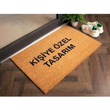 Kişiye Özel Isimli Coco Kapı Önü Paspası 60X40 cm | Kaymaz Taban