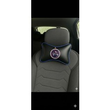 Car Trabzon'a Özel Bordo Mavi Kaplan Baskılı Oto Boyun Yastığı-3 Renk Seçeneği