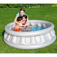 Wishora Store Pompalı - Büyük Metalik Büyük Şişme HAVUZ(152X43CM)51080