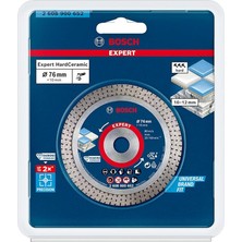 Wishora Store 1 x Expert Hardceramic 76 mm Elmas Kesme Diski (Sert Fayanslar, Sert Taş, Çap 76 Mm, Profesyonel Aksesuar, Mini Açılı Taşlama Makinesi)