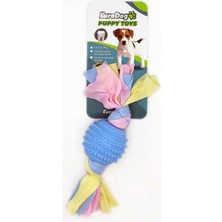 Ozlstor Eurodog Puppy Toys Mavi Tırtıklı Top Diş Kaş.oy.