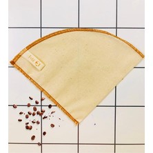 Wishora Store Adet) V-60 ile Uyumlu Yıkanabilir, Kumaş, Organik Kahve Filtresi, AĞARTILMAMIŞ%100 Ham Pamuk - Ekolojik Filtre V-1