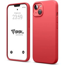 Wishora Store iPhone Kılıf Ince Sıvı Silikon 3 Katmanlı Tam Kaplamalı Yumuşak Jel Kauçuk Kılıf Kapak (Kırmızı, iPhone 13/14)