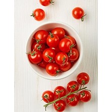 Wishora Store Tarım Ata Tohumu Doğal Kahvaltılık Chery Domates 100 Adet Tohum