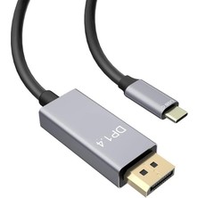 Wishora Store USB Type-C To Displayport Kablo, 1.8m