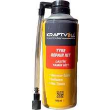 Wishora Store Kraftvoll Lastik Tamir Köpüğü Kiti 400 ml