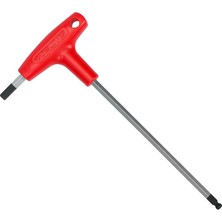 Wishora Store Izeltaş 4921220025 T Tipi Yuvarlak Başlı Allen Anahtar, Kırmızı/siyah, 2.5 mm