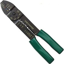 Wishora Store T 24006, Kablo Sıyırma/pabuç Sıkma (225MM), Siyah, Yeşil