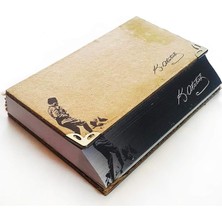 Wishora Store Defter Bloknot-El Yapımı Kalın Kapak Özel Açılı Kesimli