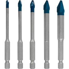 Wishora Store Professional 5 Parça Expert Hex-9 Hardceramic Matkap Ucu Seti (Sert Fayanslar, Ø 4-10 Mm, Aksesuar Döner Matkap/vidalamalar)
